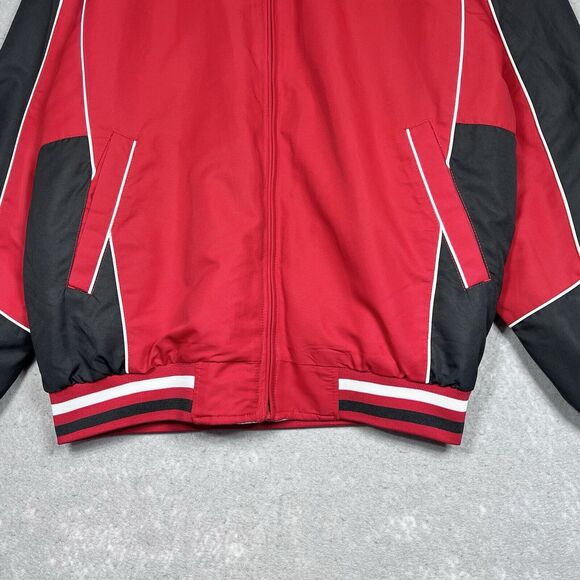 Tampa Bay Buccaneers NFL Jacket Mens Large Red Gray Full-Zip Reversible Jacket - Picture 4 of 16